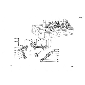 Engine - Inlet valves - Outlet valves